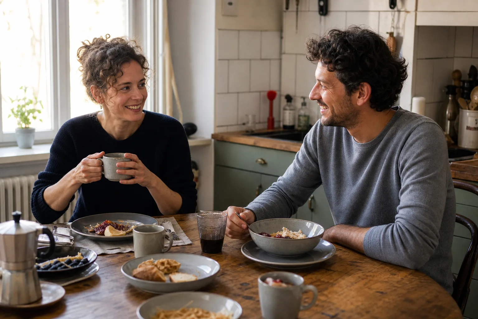 Geschirrsets bewähren sich für Singles in einem emotionalen Alltagsmoment