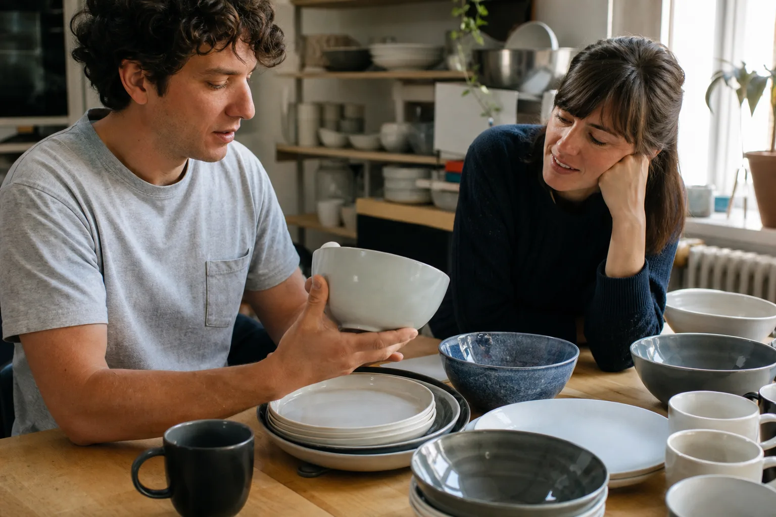 Singles prüfen bei Geschirrsets konkrete Details zu Geschenkeignung