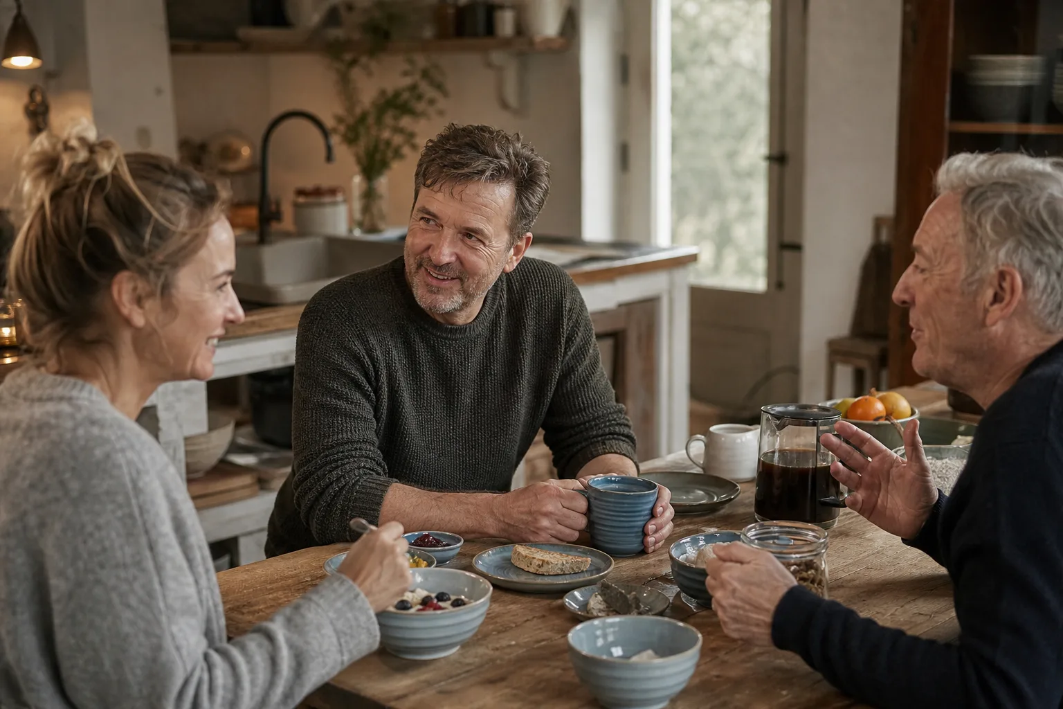 Geschirrsets bewähren sich für Gastgeber in einem emotionalen Alltagsmoment