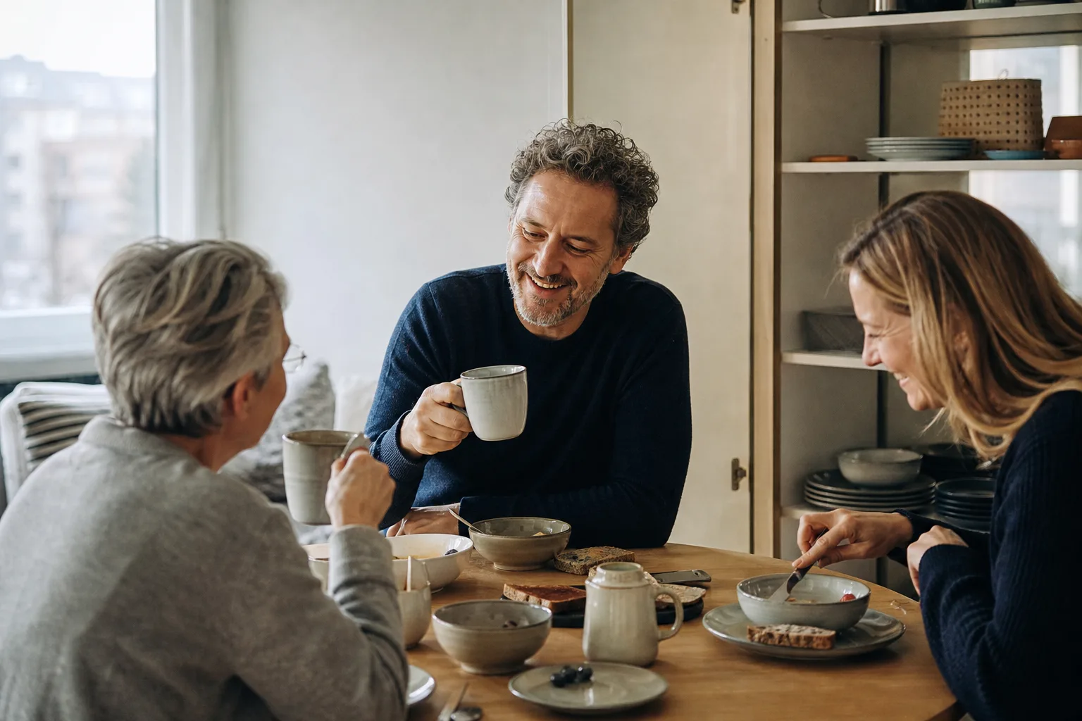 Geschirrsets bewähren sich für Gastgeber in einem emotionalen Alltagsmoment