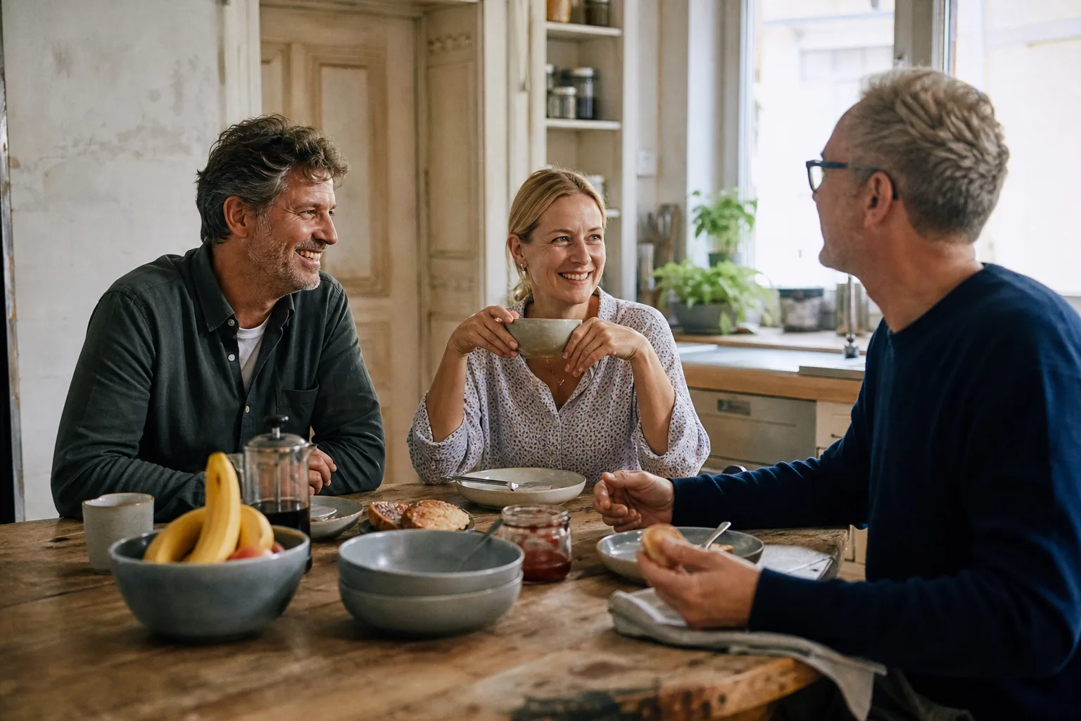 Geschirrsets bewähren sich für Gastgeber in einem emotionalen Alltagsmoment