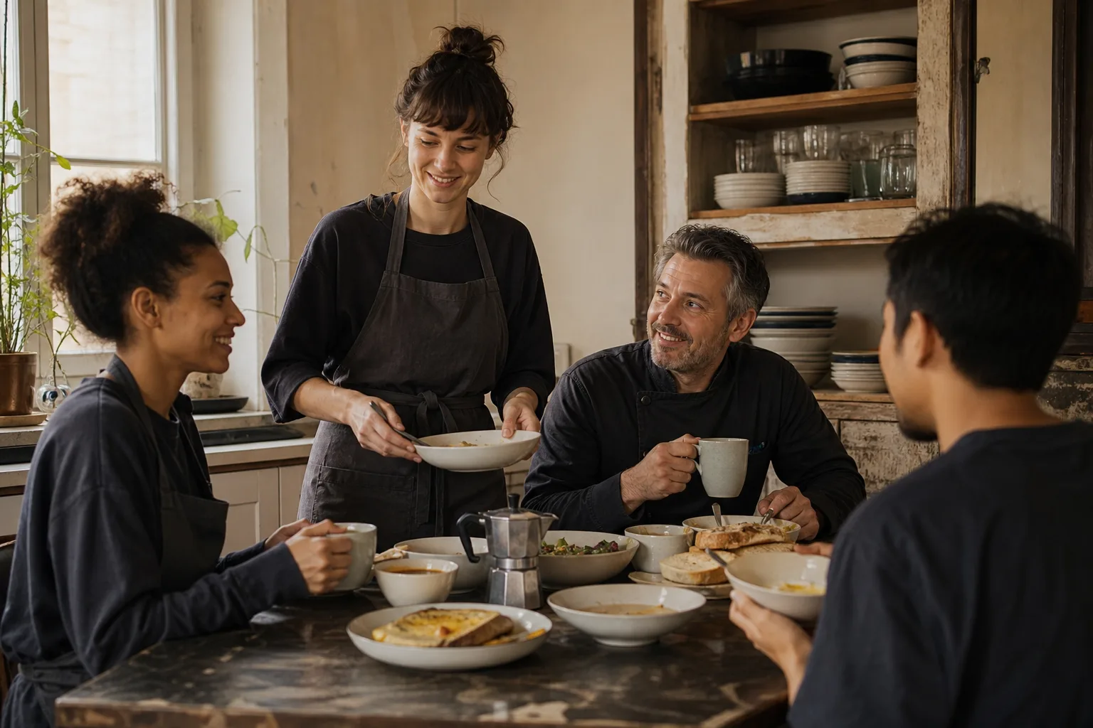 Geschirrsets bewähren sich für die Gastronomie in einem emotionalen Alltagsmoment