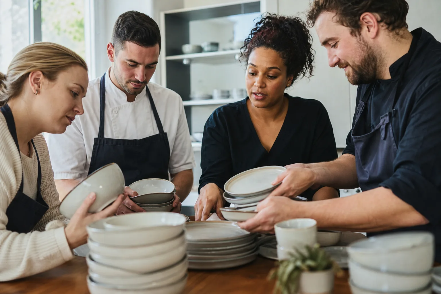 die Gastronomie prüfen bei Geschirrsets konkrete Details zu Geschenkeignung