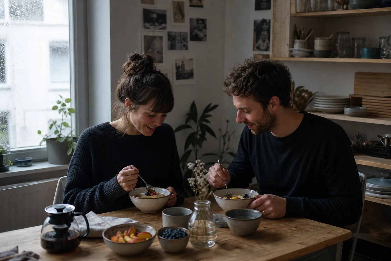 Geschirrsets bewähren sich für kleine Haushalte in einem emotionalen Alltagsmoment