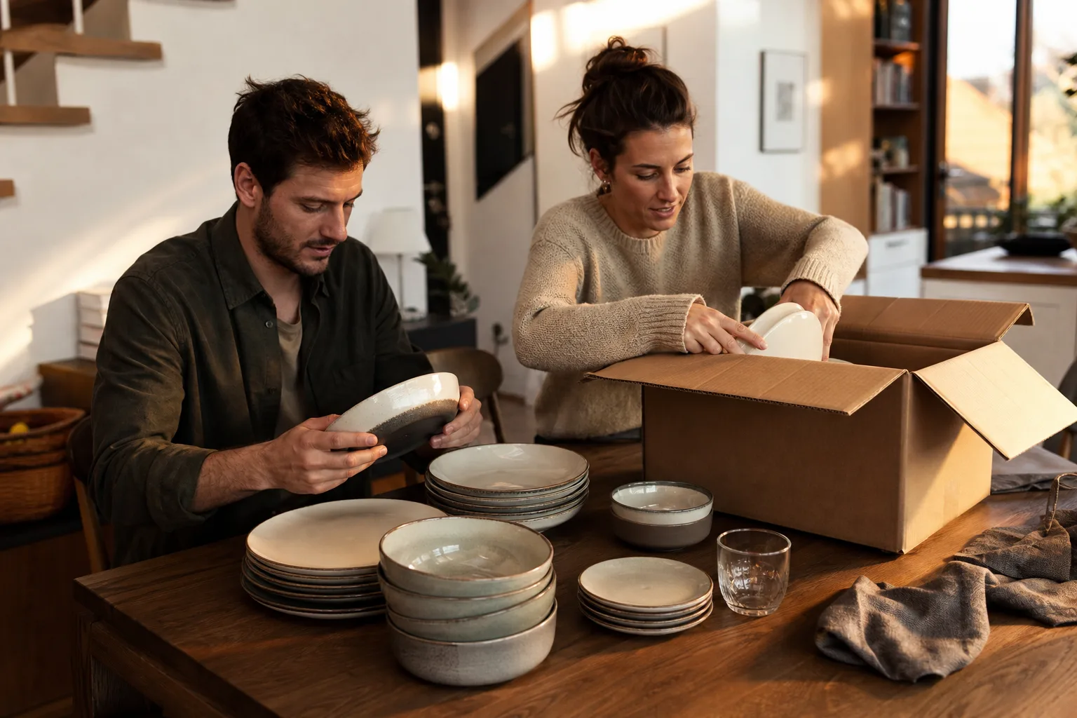 kleine Haushalte prüfen bei Geschirrsets konkrete Details zu Geschenkeignung