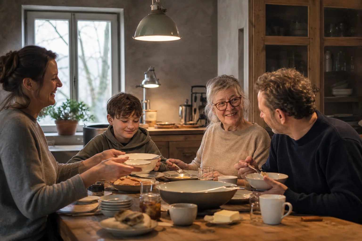 Tafelservice bewähren sich für Familien in einem emotionalen Alltagsmoment