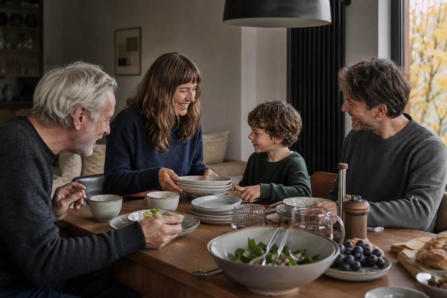 Tafelservice bewähren sich für Familien in einem emotionalen Alltagsmoment
