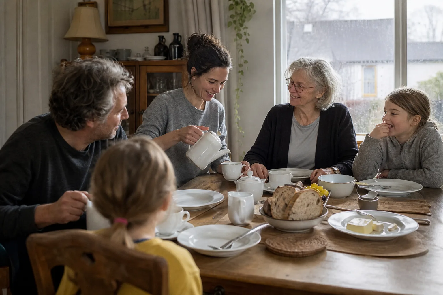 Tafelservice bewähren sich für Familien in einem emotionalen Alltagsmoment