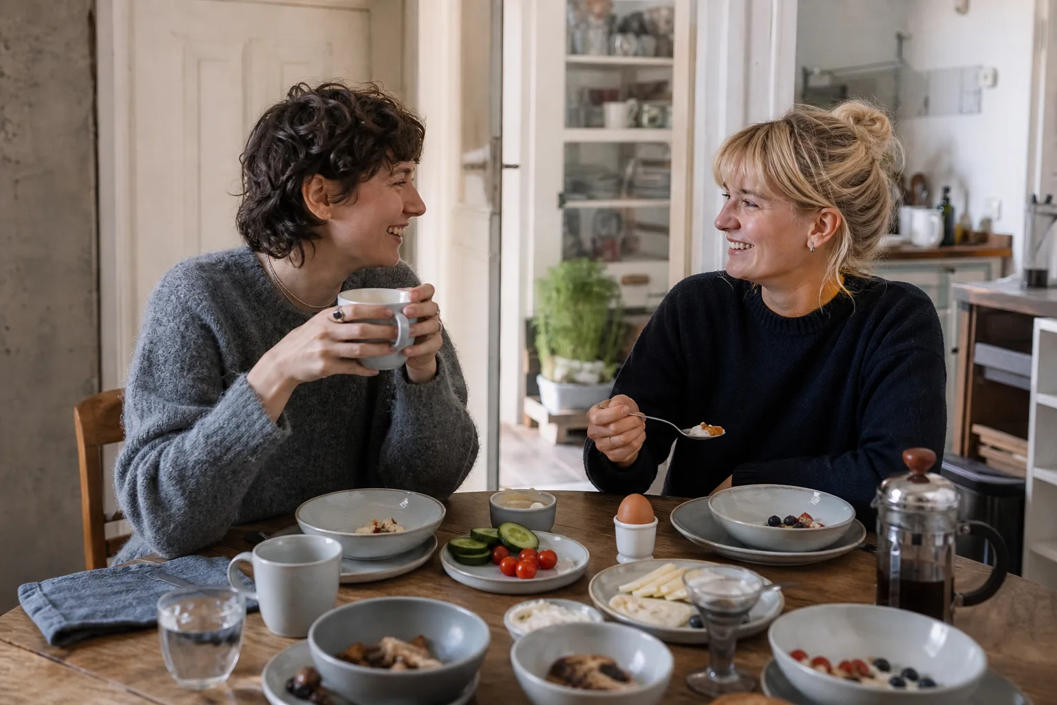 Tafelservice bewähren sich für Singles in einem emotionalen Alltagsmoment