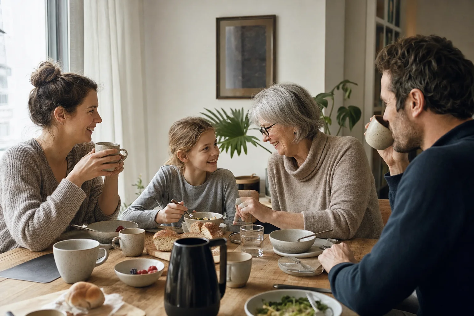 Kombiservice bewähren sich für Familien in einem emotionalen Alltagsmoment