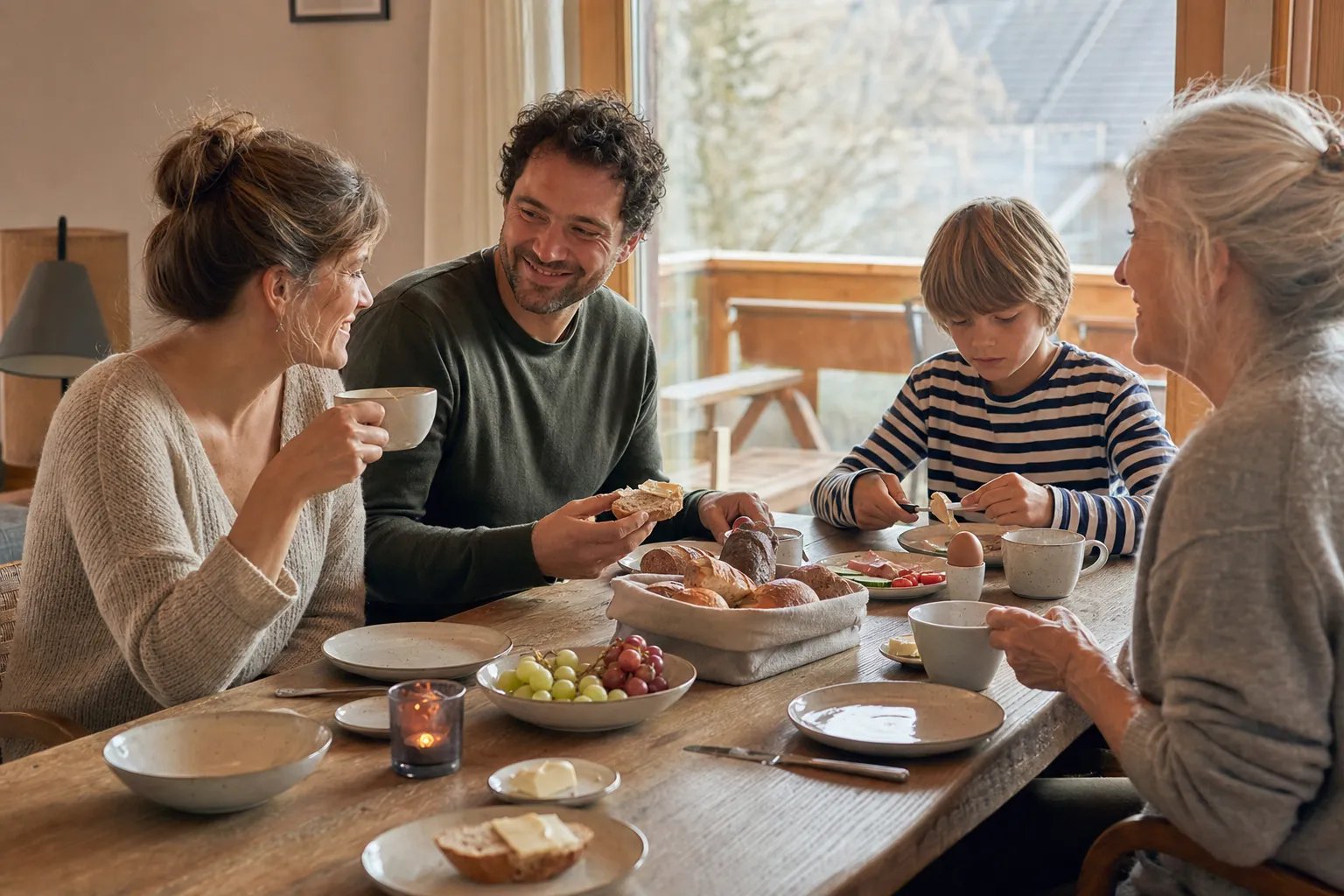 Kombiservice bewähren sich für Familien in einem emotionalen Alltagsmoment